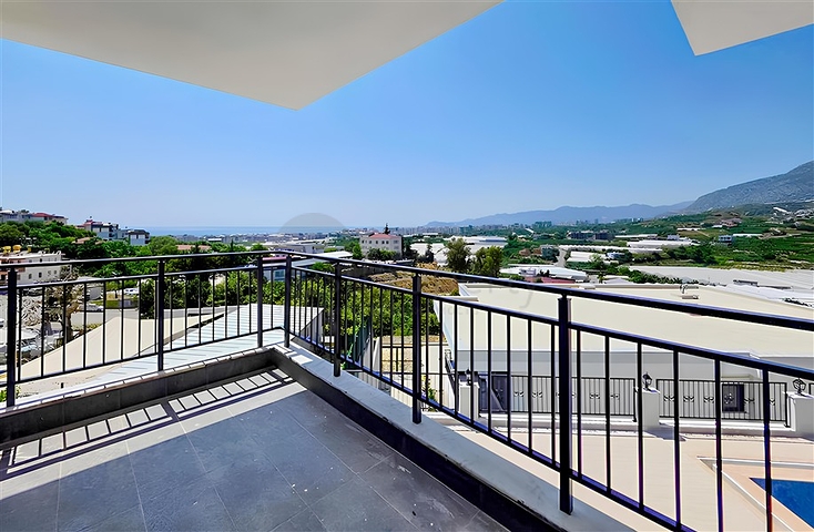 Розкішна вілла 4 + 1 з приватним басейном і видом на море в Каргиджаку