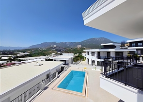 Розкішна вілла 4 + 1 з приватним басейном і видом на море в Каргиджаку