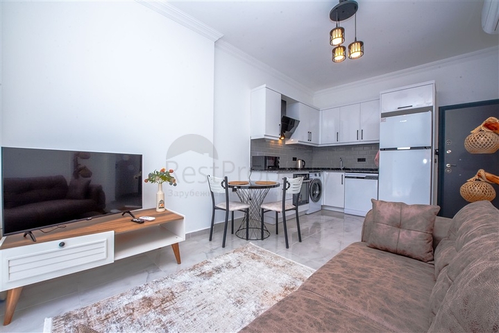 Затишна мебльована квартира 1+1 в сучасному комплексі з інфраструктурою курортного рівня