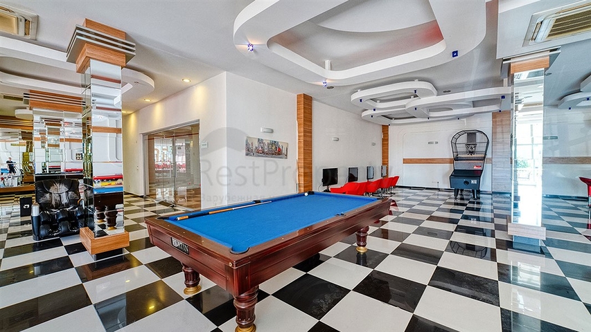 Простора квартира 1 + 1 з повною меблями і багатою інфраструктурою в Джікджіллі