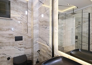 Сучасна вілла з панорамним видом на море в Аланьї