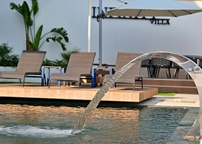 Сучасна вілла з панорамним видом на море в Аланьї