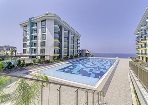 Сучасна квартира 1 + 1 з видом на море всього в 100 метрах від пляжу