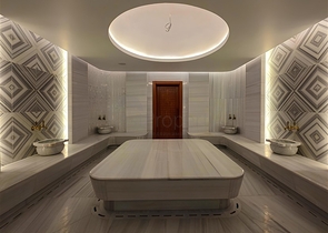 Розкішна квартира 3 + 1 з садом в елітному комплексі біля моря