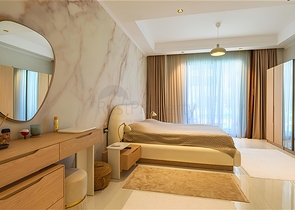 Розкішна квартира 3 + 1 з садом в елітному комплексі біля моря