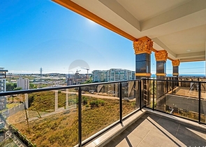 Простора мебльована квартира 3+1 в сучасному житловому комплексі в Авсалларі