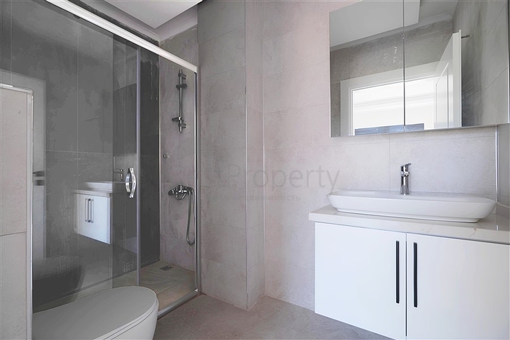 Простора квартира з видом на море в мальовничому районі Аланії