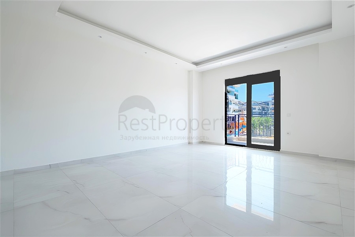 Простора квартира з видом на море в мальовничому районі Аланії