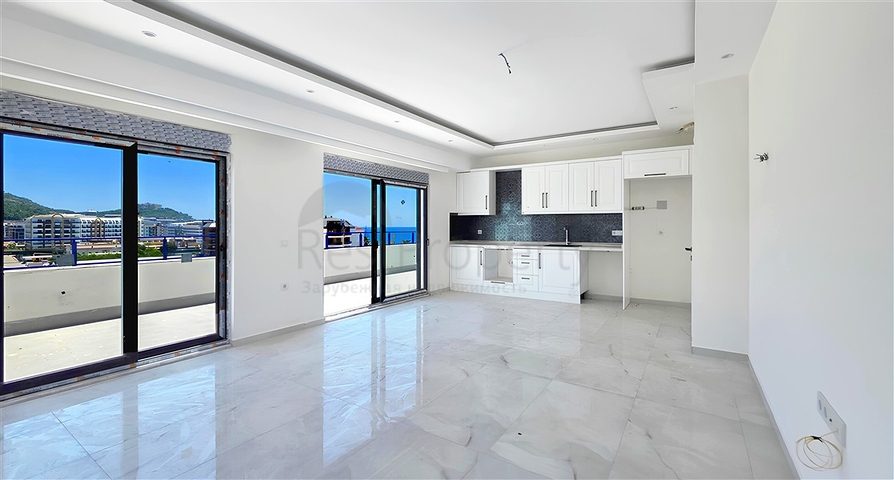 Пентхаус біля моря з просторою терасою в районі Каргаджак 