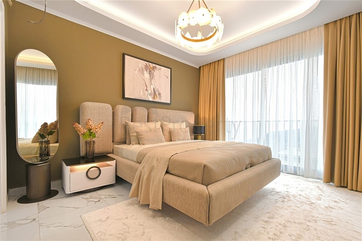 Сучасна вілла 3 + 1 з панорамним видом на море в районі Бекташ