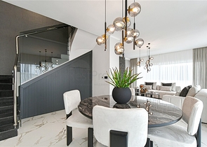 Сучасна вілла 3 + 1 з панорамним видом на море в районі Бекташ