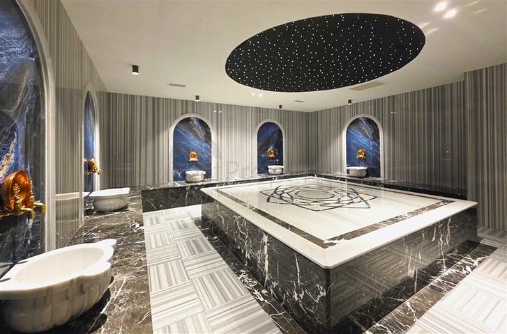 Сучасна мебльована квартира в 200 метрах від моря в Тосмурі