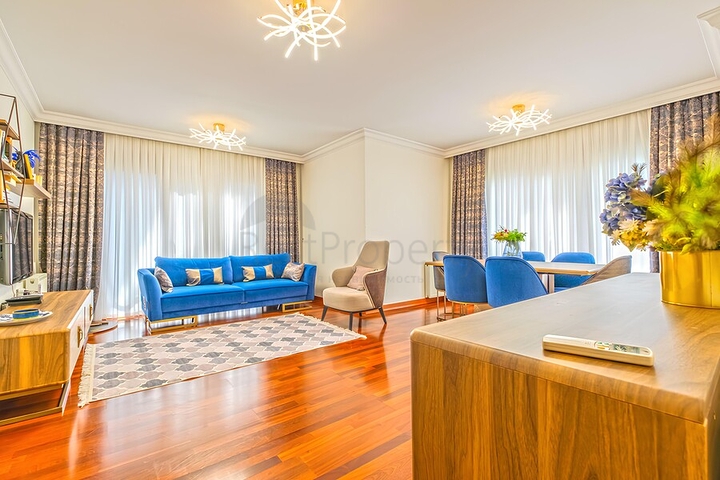 Квартира 3 + 1 з окремою кухнею в одному з кращих комплексів Аланії