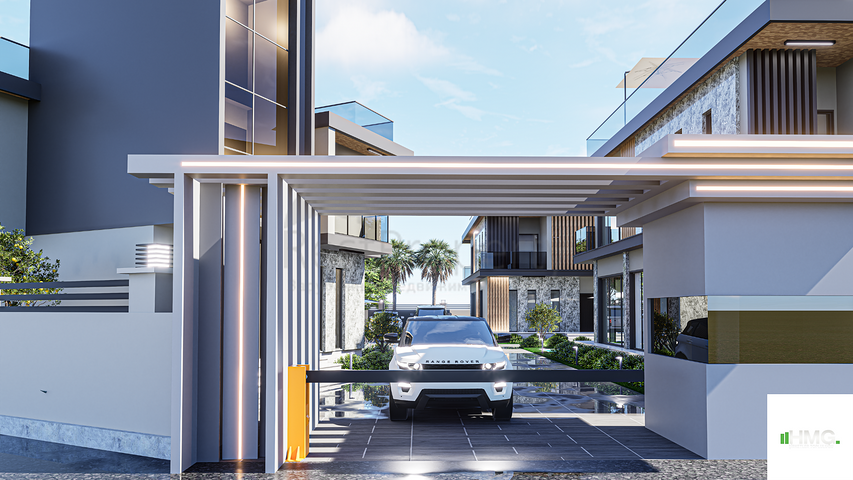 На продаж пропонуються вілли планування 4 + 1 в районі Дошемеалти - Анталія 