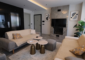 Сучасна вілла з панорамним видом на море в Каргиджаку