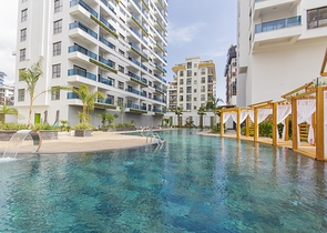 Сучасна квартира 1 + 1 в новому комплексі з басейном і спа-зоною в Махмутларі