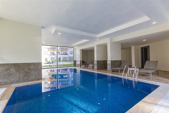 Квартира 1+1 з видом на море і багатою інфраструктурою в Махмутларі