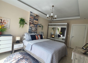 Світла квартира 1+1 в крокової доступності від моря в районі Оба