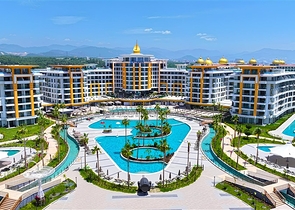 Сучасна квартира 2+1 в новому житловому комплексі біля моря в районі Тюрклер