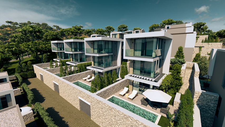 Відокремлена вілла з особистим басейном в Калкані