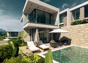 Відокремлена вілла з особистим басейном в Калкані