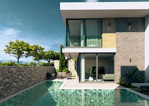 Відокремлена вілла з особистим басейном в Калкані