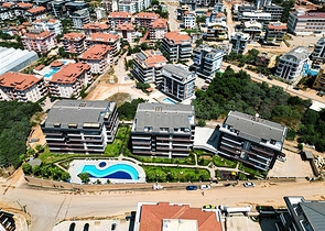 Пентхаус 6 + 1 з терасами в районі Оба