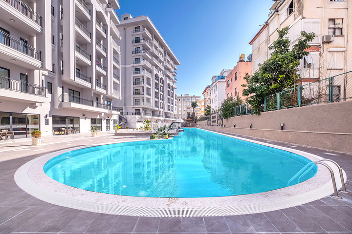 Сучасна квартира 1 + 1 в розвиненому житловому комплексі Аланії