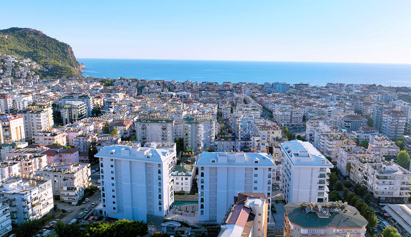 Сучасна квартира 1 + 1 в розвиненому житловому комплексі Аланії