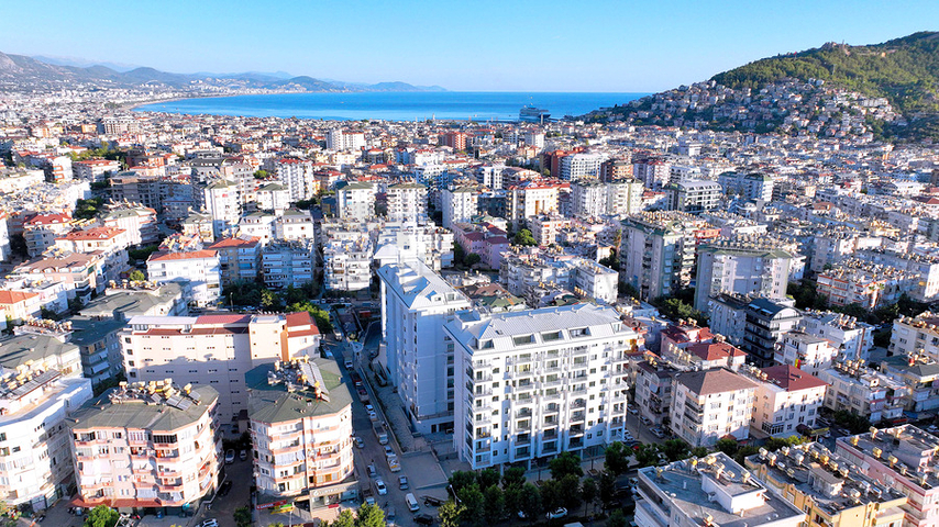 Сучасна квартира 1 + 1 в розвиненому житловому комплексі Аланії