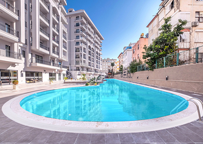 Сучасна квартира 1 + 1 в розвиненому житловому комплексі Аланії